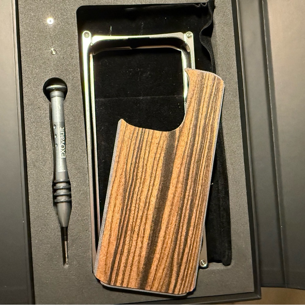 Wooden Camera Grip with Screwdriver